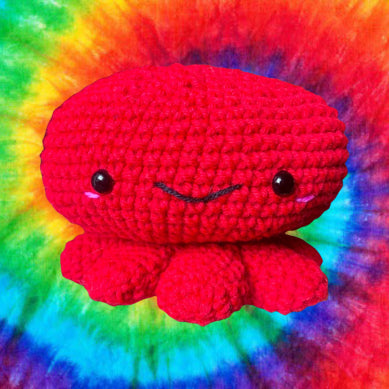 Red Octopus Plushy Toy